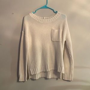 white XS sweater